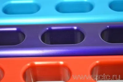 Examples of anodized aluminum parts