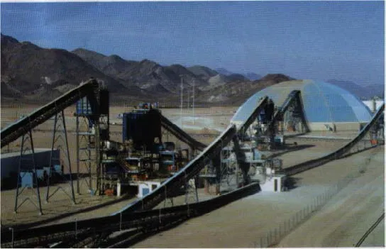 Купол склада шахты Скорпион близится к завершению